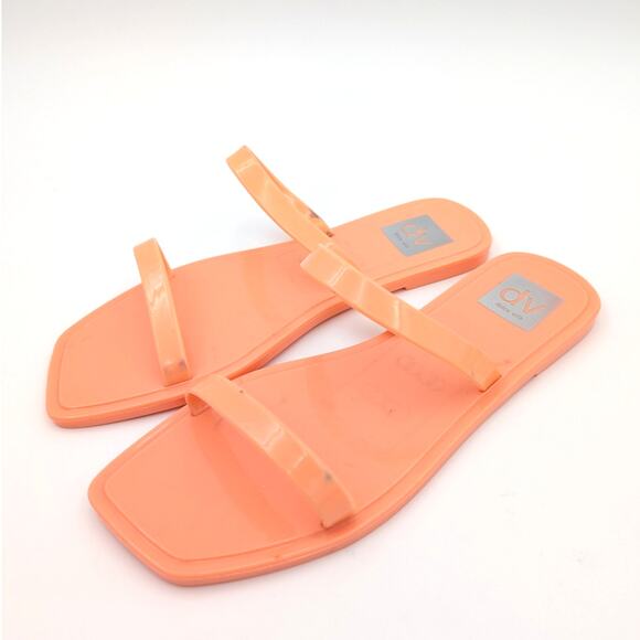 DV by Dolce Vita Sunshine Casual Flat Sandal Women's Melon Size US6 EU37 - Picture 1 of 10